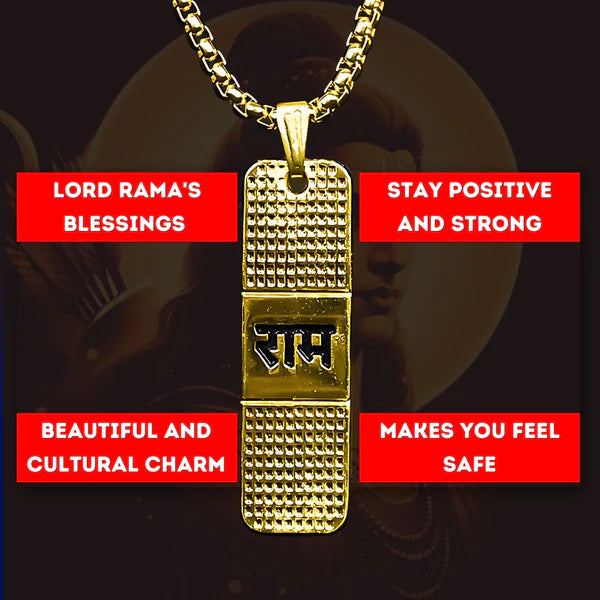 Premium Gold-Polish RAM Necklace