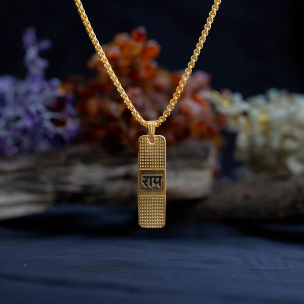 Premium Gold-Polish RAM Necklace