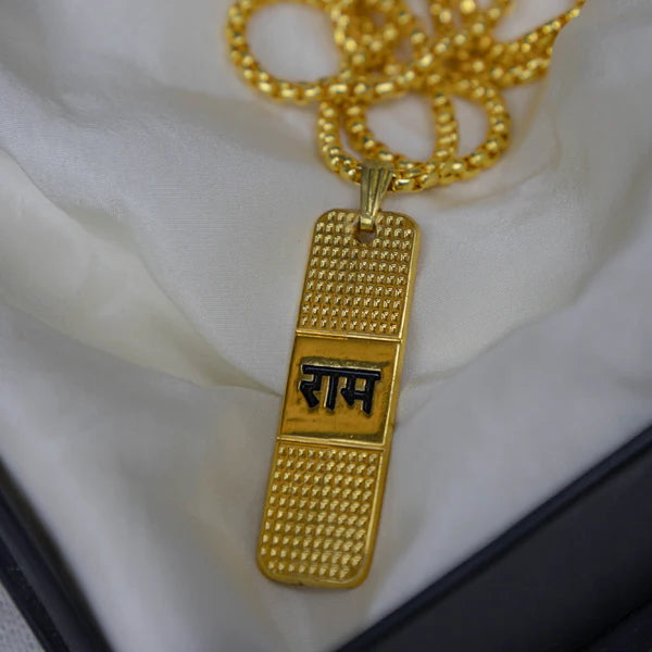 Premium Gold-Polish RAM Necklace