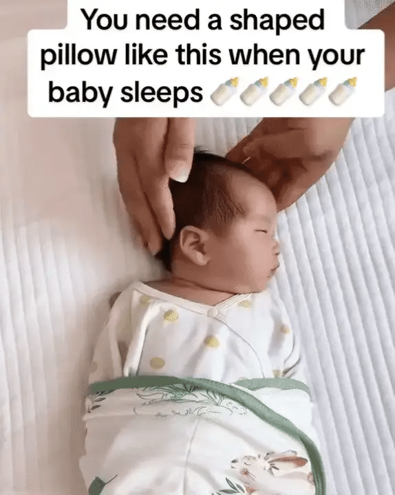 Baby Shaping Head Support Pillow | Adjustable Fit | Cotton-Soft Sleep Pillow